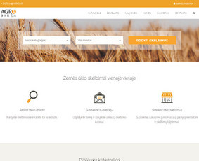 Skelbimų portalas. Reprezentacinių svetainių kūrimas su Wordpress.