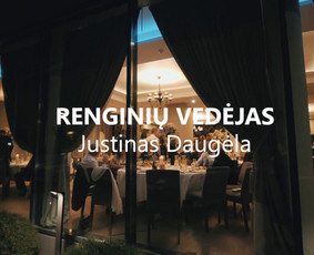 Renginių vedėjas (Tv aktorius) // Lt / En / Justinas Daugėla / Darbų pavyzdys ID 1015715