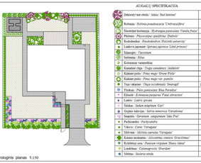Aplinkos projektai, 3d vizualizacijos, apželdinimas / žiedų gama / Darbų pavyzdys ID 1016755