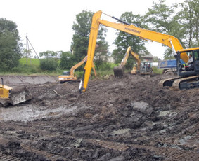 Tvenkinių, prūdų kasimas, valymas - Tvenkinių kasimas, kelių įrengimas, 3d buldozerio nuoma. - 1