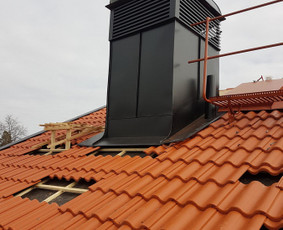 Skardinimo darbai, skardos lankstymas - Kamino apskardinimas - 2 Kamino apskardinimas - Skardinimo darbai, skardos lankstymas - 2