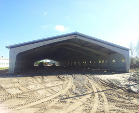 Statybos, apdaila - Angarai iš pusrėmių - 1