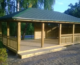 Pavesines - Pavėsinių gamyba, statymas - 1 Pavėsinių gamyba, statymas - Pavesines - 1