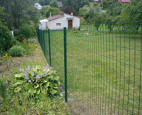 Aplinka, sodas - Tvoros segmentinės, medinės, metalinės, tinklas , rombas - 3