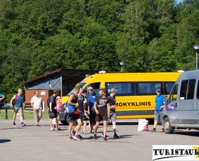 Baidarių nuoma moksleivių, studentų baidarių žygiams Jūros upe, Turistauk.lt