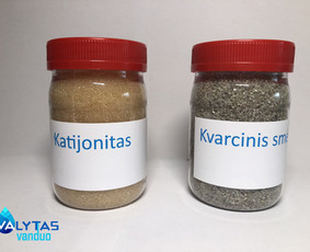 Dalis filtrų užpildų kolekcijos
