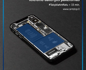 Apple iphone, Samsung ir kt. telefonų remontas / MB išmanioji telefonų taisykla | Cantstop.lt / Darbų pavyzdys ID 1083513