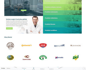 Internetinė svetainė įmonei prekiaujančiai profesionaliais higienos ir švaros įrengimais pramoniniams objektams internetinę svetainę: www.litmus.lt.