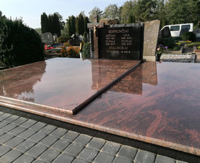 Tradiciniai amatai - Kapaviečių dengimas granito plok&scaron;tėmis - 1