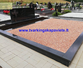 Kapavietės dekoravimas skalda