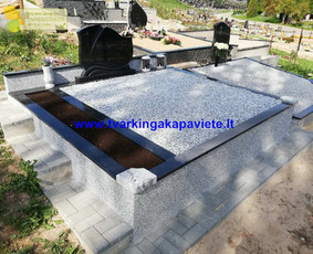 Kapo uždengimas akmens gaminiais - Kapų tvarkymas, paminklai, antkapiai, plokštės kapams - 1