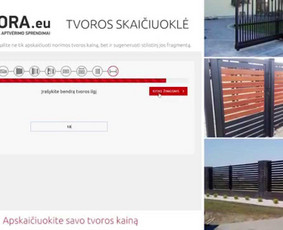 Didelis tvorų pasirinkimas / UAB Tvora - tvoros, kiemo vartai / Darbų pavyzdys ID 1098599