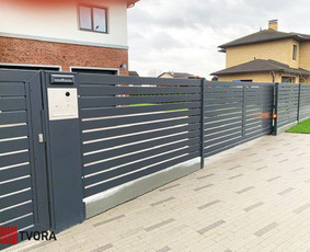 Didelis tvorų pasirinkimas - Kiemo vartai, gamyba - 4 Kiemo vartai, gamyba - Didelis tvorų pasirinkimas - 4