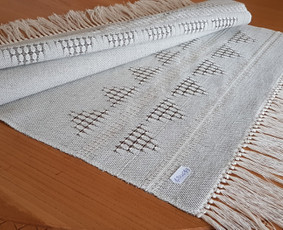 Mereškuotas medvilnės-lino takas 1,20×0,43 m.