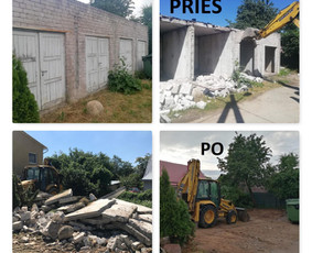 Statybinių atliekų išvežimas - Pastatu Griovimo Darbai! Siuksliu Isvezimas! Racioko nuoma! - 2