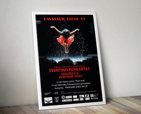 Renginio plakatas -  maketavimo darbai.