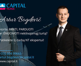 Nekilnojamojo turto brokeris Vilniuje / Artur Bogdevič / Darbų pavyzdys ID 1118631