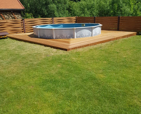 Terasos iš ivairios medienos, plastiko, kompozito / Arturas / Darbų pavyzdys ID 1123985