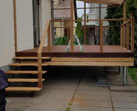 Terasos iš ivairios medienos, plastiko, kompozito / Arturas / Darbų pavyzdys ID 1124261
