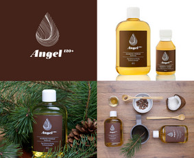 Brendas ir pakuotė vonios aliejui / Bath oil brand and package design | ANGEL 120+