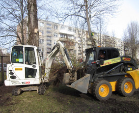 Mini Ekskavatorių nuoma Vilniuje/ Bobcat nuoma Vilniuje / UAB EUROKASYBA / Darbų pavyzdys ID 1141335