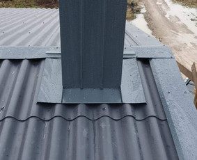 Stogų Dengimas, Skardinimas, Lietvamzdžių Montavimas - Kamino apskardinimas - 2 Kamino apskardinimas - Stogų Dengimas, Skardinimas, Lietvamzdžių Montavimas - 2