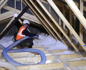 Perdangos šiltinimas - Šiltinimas pučiama vata Knauf Supafil, Ekowool, Steico . - 4