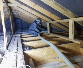 Šiltinimas pučiama vata Knauf Supafil, Ekowool, Steico . / UAB Solterma / Darbų pavyzdys ID 1156233