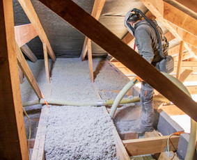 Perdangos šiltinimas - Šiltinimas pučiama vata Knauf Supafil, Ekowool, Steico . - 3