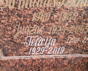 Raidžių kalimas kapavietėse / Vidmantas / Darbų pavyzdys ID 1166115