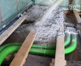 Grindų šiltinimas - Šiltinimas pučiama vata Knauf Supafil, Ekowool, Steico . - 1