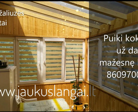 Roletai. Žaliuzės. Terasos - puiki kokybė už mažiausią kainą / Jaukūs Langai / Darbų pavyzdys ID 1168609