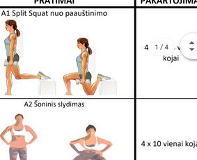 Asmeninės treniruotės / Online treniruotės / Mantas Drumstas / Darbų pavyzdys ID 1170589