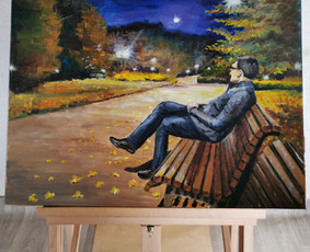 Tapyba ant drobės - Piešiu iš nuotraukų Painting From Photo - 3