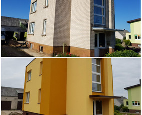 Fasadų šiltinimas ir apdaila. Klaipėda. / Saulius Fasadai / Darbų pavyzdys ID 1174595