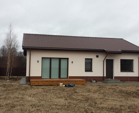 Namų statyba, pamatai, mūras, stogai, fasadai santechnika / Pastatų statybos paslaugos / Darbų pavyzdys ID 1176661