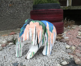 Gipsinis drambliukas. Gali stovėti ir lauke. H—40cm. [Parduodamas]