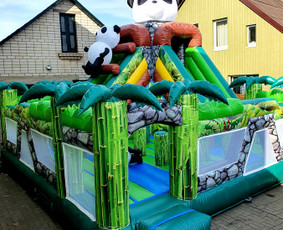 Panda. Džiaugsmas garantuotas.
Rekomenduojame vaikams nuo 2 iki 7 metų.
Dydis 6x6x6m