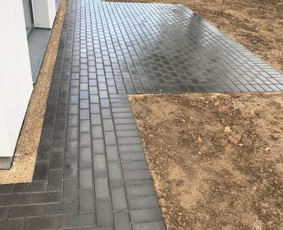 Profesionalus trinkelių klojimas, asfalto drožių įrengimas / Trinkeliu profesionalai / Darbų pavyzdys ID 1192307