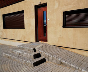 Laiptai i&scaron; trinkelių - Profesionalus trinkelių klojimas, vejos įrengimas - 4