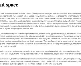 Tekstų interneto svetainėms kūrimas - Tekstai anglų/ lietuvių k. - 4