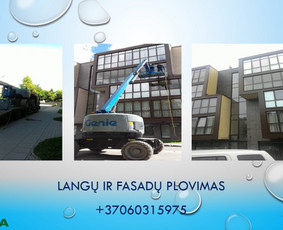 Langų valymas