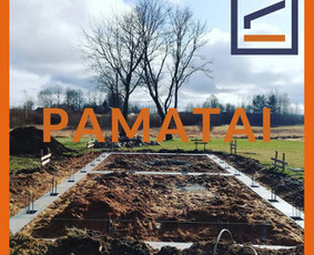 Pamatų įrengimo darbo ikainis