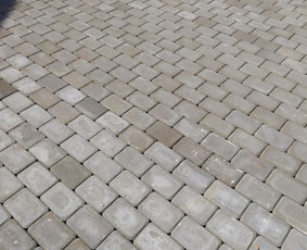Trinkelių klojimas, Lietaus nuotekos, vejos įreng. / Kiemo darbai / Darbų pavyzdys ID 1218929