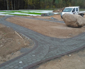 Trinkelių klojimas, aplinkos tvarkymas, Bobcat nuoma / Aplinkotvarka24 / Darbų pavyzdys ID 1219275