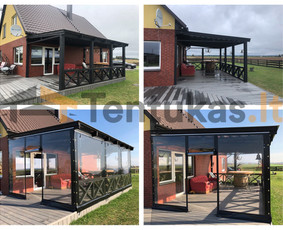 Tentai terasoms, pavėsinėms - Skaidrūs - permatomi tentai terasoms ir pavėsinėms! Tentukas - 2