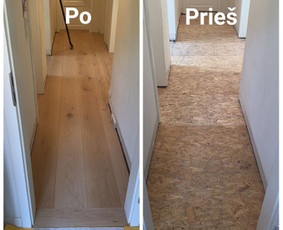 Visų tipų parketo, laminato, vinilines dangos klojimas / Rolandas Teišerskis / Darbų pavyzdys ID 1230531