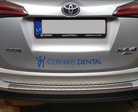 Reklama ant automobilio, Šviesdėžės, Lipdukų gamyba/šalinima / Trigalvis / Darbų pavyzdys ID 1233791