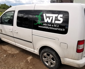 Reklama ant automobilio, Šviesdėžės, Lipdukų gamyba/šalinima / Trigalvis / Darbų pavyzdys ID 1233797