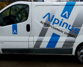 Reklama ant automobilio, Šviesdėžės, Lipdukų gamyba/šalinima / Trigalvis / Darbų pavyzdys ID 1233811